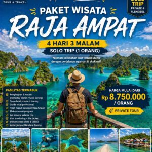 Paket Wisata Raja Ampat 4D 3N Solo Trip