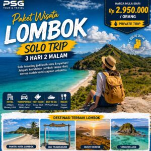 Paket Wisata Lombok 3D 2N Solo Trip